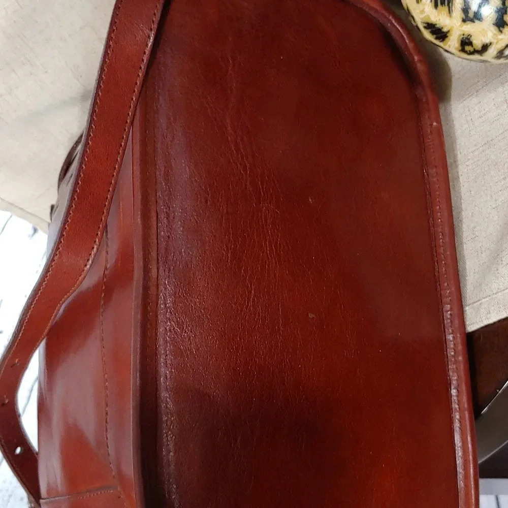 Vintage Tote bag by Brahmin Fairhaven Mass USA - Picture 7 of 16
